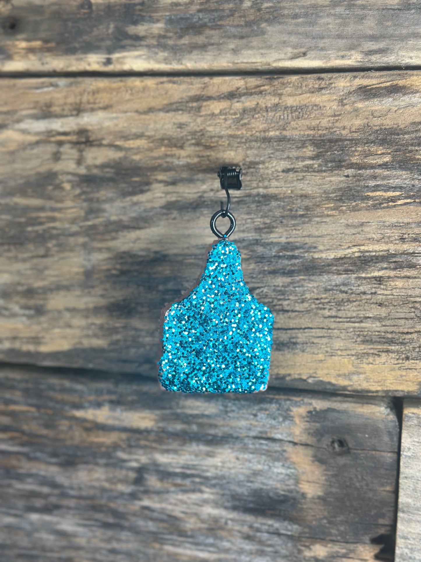 Turquoise Ear Tag Vent clips