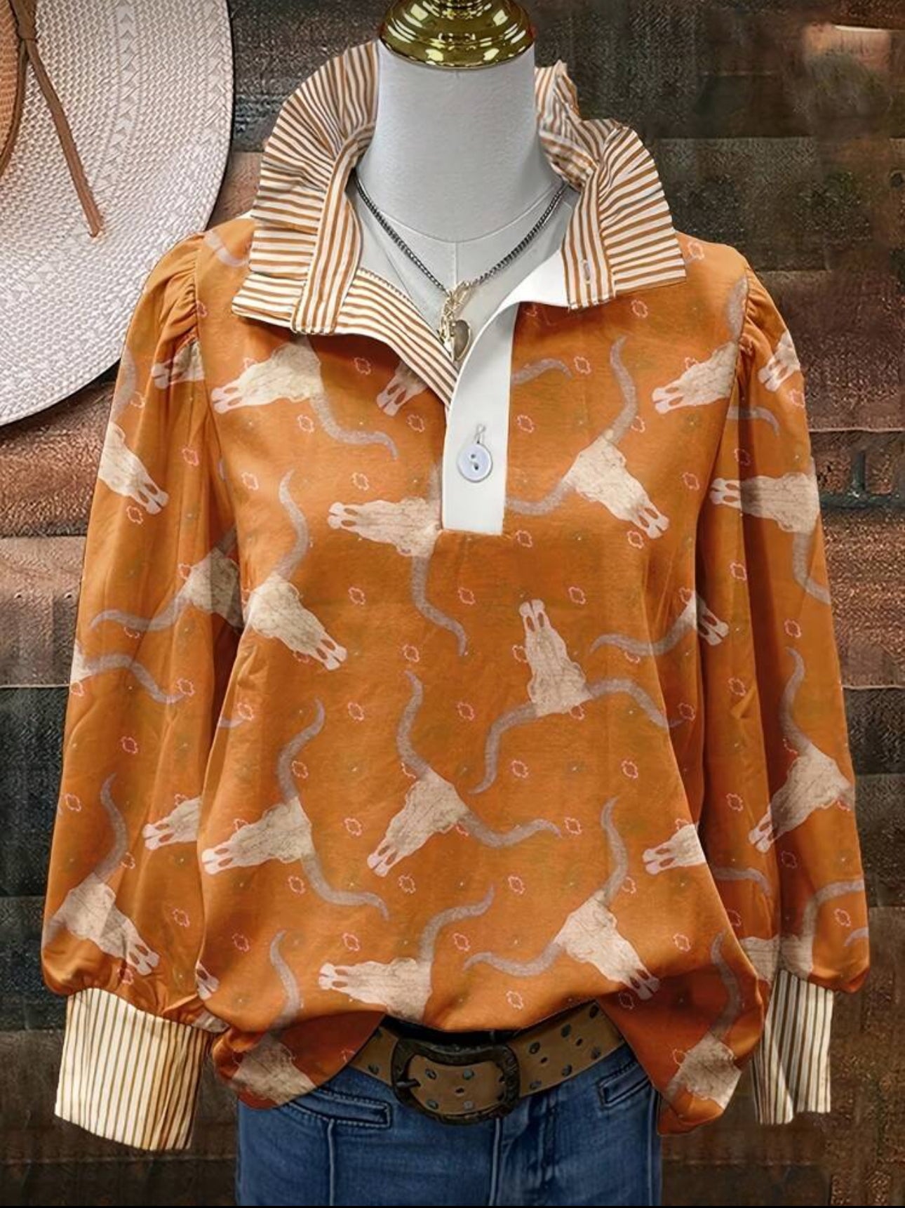 Ruffles & Rodeos Top