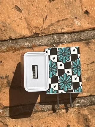 Western Charging Block - Turquoise stone