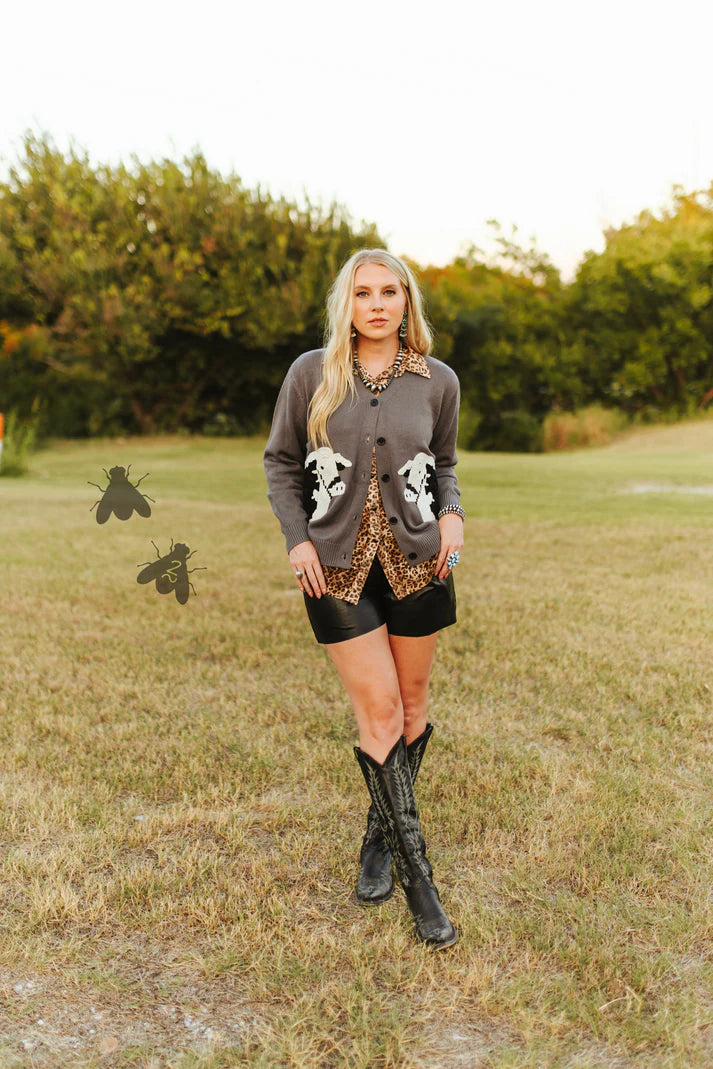 Wild Willow * Leopard Button up