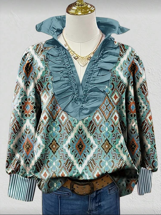 Turquoise Trails Blouse