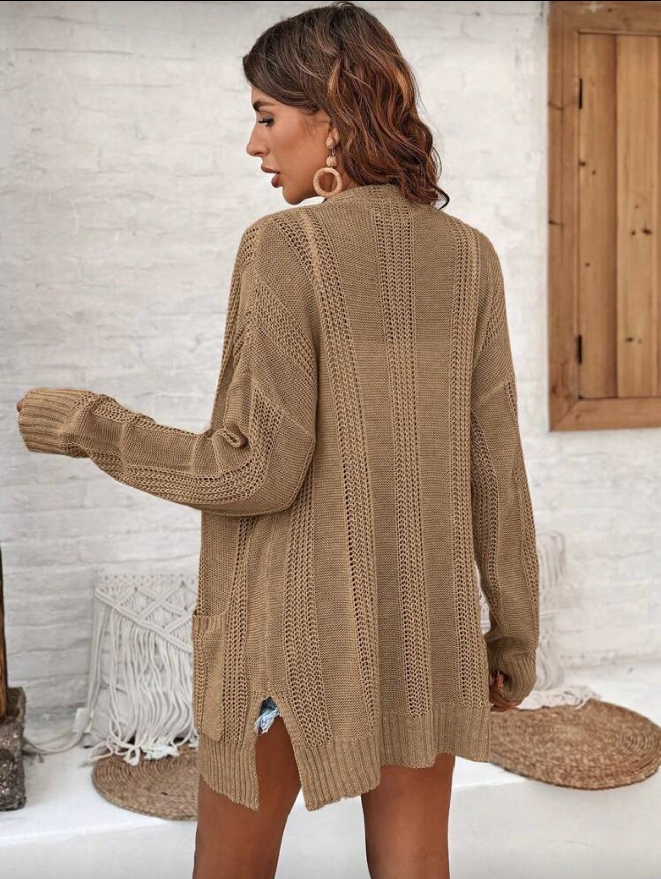 Chestnut Hug Cardigan