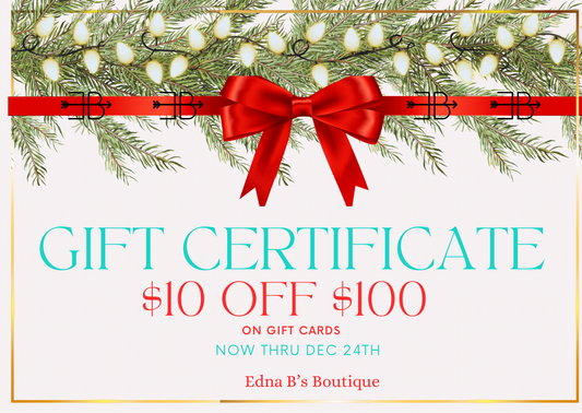 Edna B’s Gift Card!